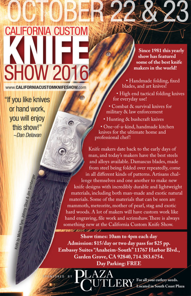 California Custom Knife Show 2016